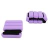 1Pair 2lb Wrist Ankle Weights Silicone Wearable Workout Weights for Exercise Running Fitness Purple