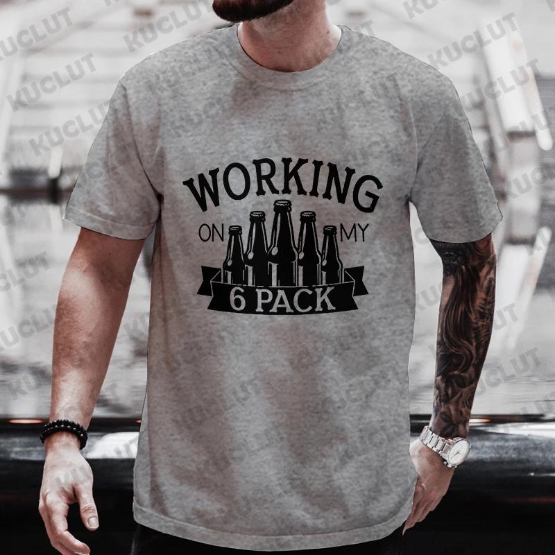 Men Tees International Beer Day Funny Graphic Y2k Tops Male Friends Drinking Party Plus Size Matching Shirts Outfit Streetwear