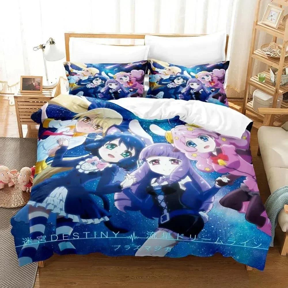 Anime Parure De Lit Bed Show By Rock! Bedding Set Single Twin Full Queen King Size Bed Set Adult Kid Bedroom Duvet Cover Sets