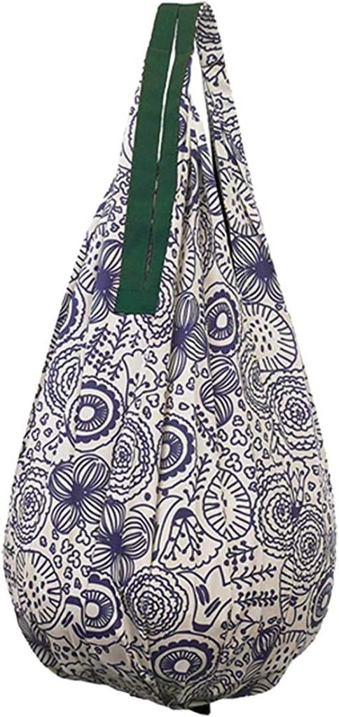 Marna Shupatto Compact Bag Drop Eco Foldable Vertical S460F (Floral Pattern) Bag, (Drop / Durable)