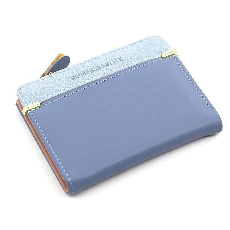 Korean Style Women's Zipper Wallet: Simple, Versatile, Short Coin Purse