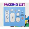 Gear Rotation Model DIY Science Kit Educational Toys for Children Technology Physics Experiment Sets for Kids Learning Toys