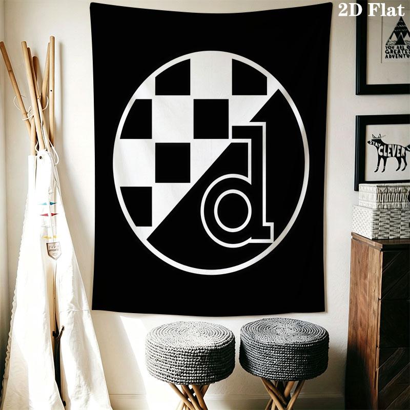 DZG Club Wall Hanging Printed Fabric Blanket Decorative Tapestries for Bedroom Living Room Home Decor