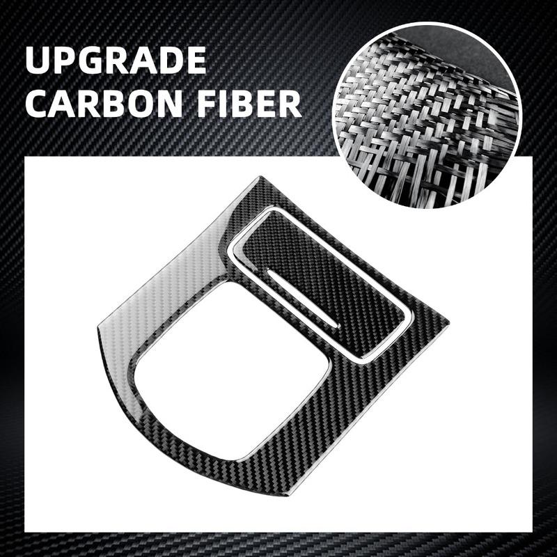 Carbon Fiber Modified For Infiniti G35 G37 2007-2013 Car Gear Shift Panel Cover Trim Frame Decoration Auto Interior Accessories