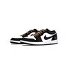 Jordan Air Jordan 1 Black Brown AJ Cushioning, Wear Resistant Low top Vintage Basketball Shoes Unisex 553558-165(Team766-AJ )