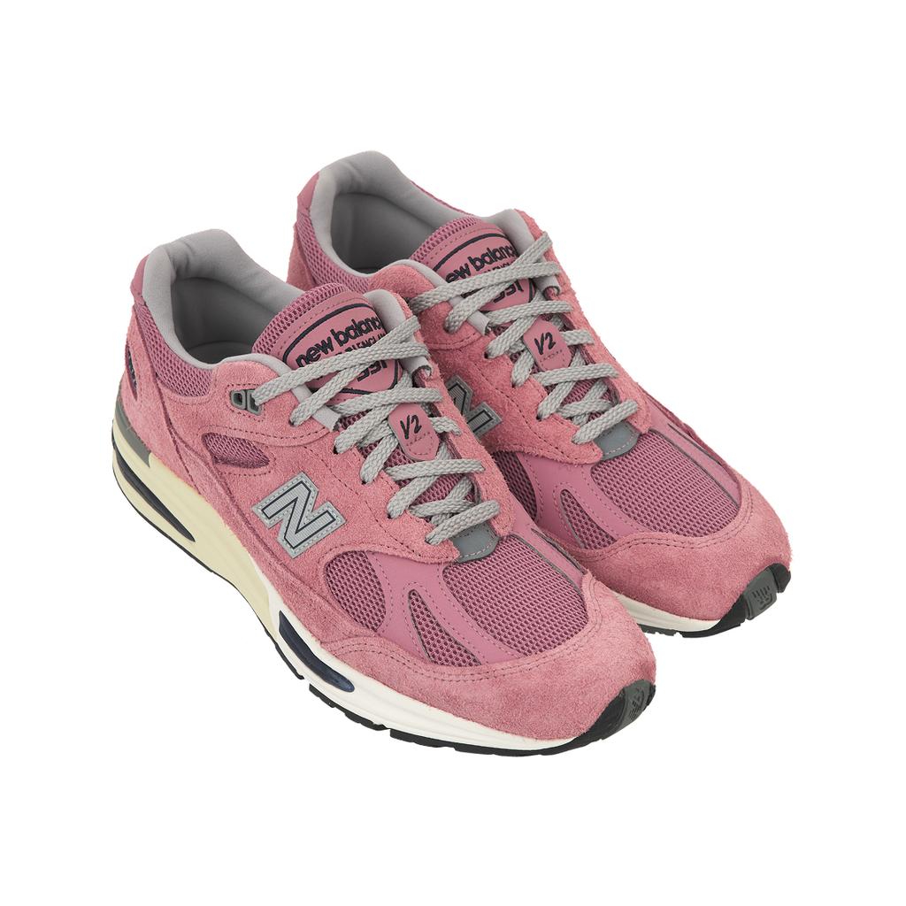 New Balance 991v2 Made in England Albicocca Brandy Sneakers Unisex Rosa Accademia Navale Argento U991PK2