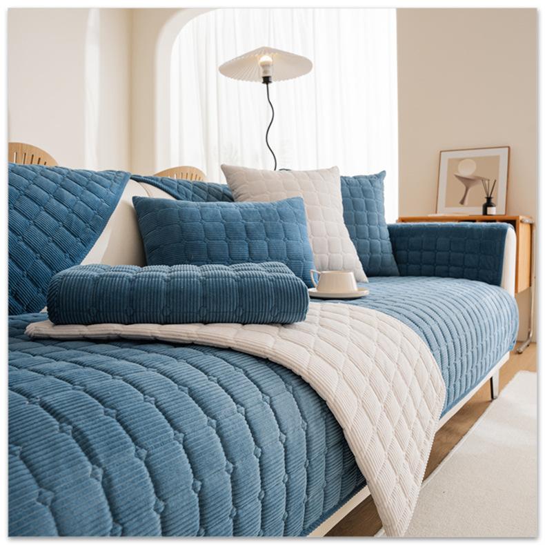 Thicken Plush Sofa Cover European Universal Sofa Towel Cover Slip Resistant Couch Cover Sofa Towel for Living Room Decor