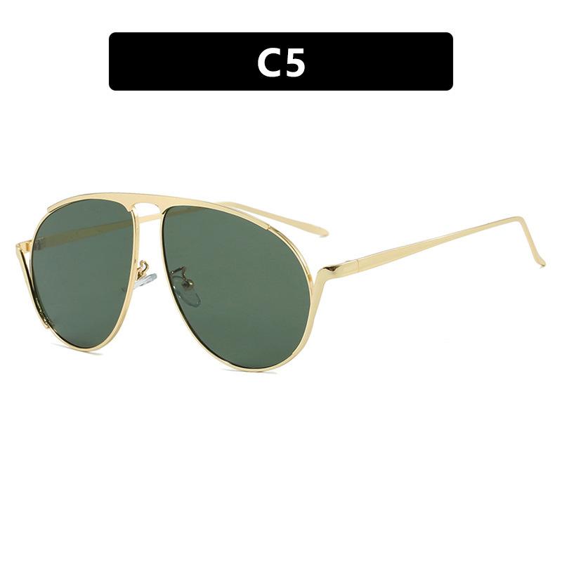 New sunglasses avant-garde personality toad-shaped catwalk sunglasses fashion vacation trend party sunglasses