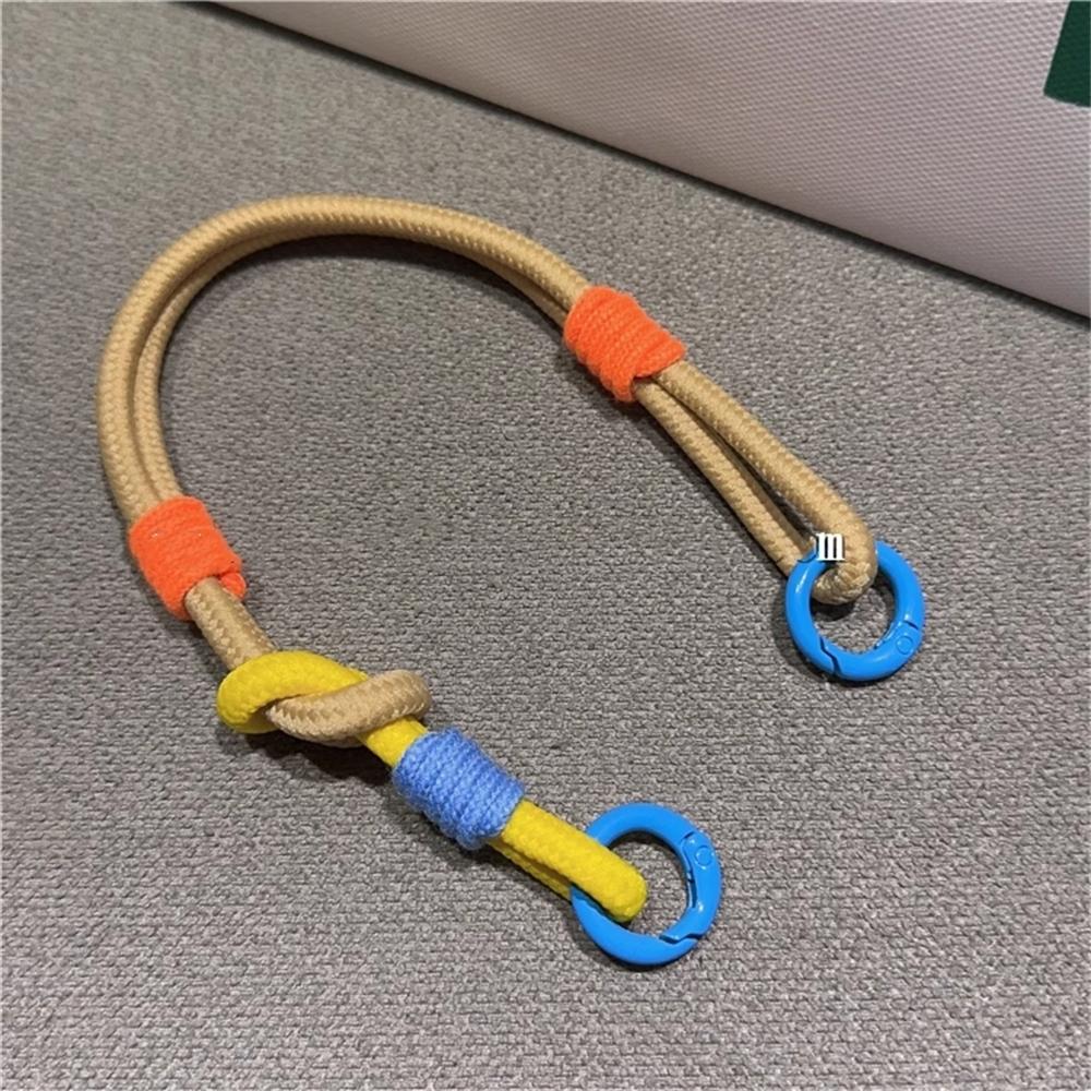 Korean Cute Colorful Mobile Phone Portable Anti-loss Lovely Knot Hand Bracelet For iPhone 16 Pro Max Samsung Flip 6 Coloed Rope