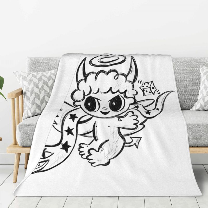 Custom Reggae Ainger Bichota Season Karol G Blankets Warm Flannel Throw Blanket for Bedding Travel Sofa