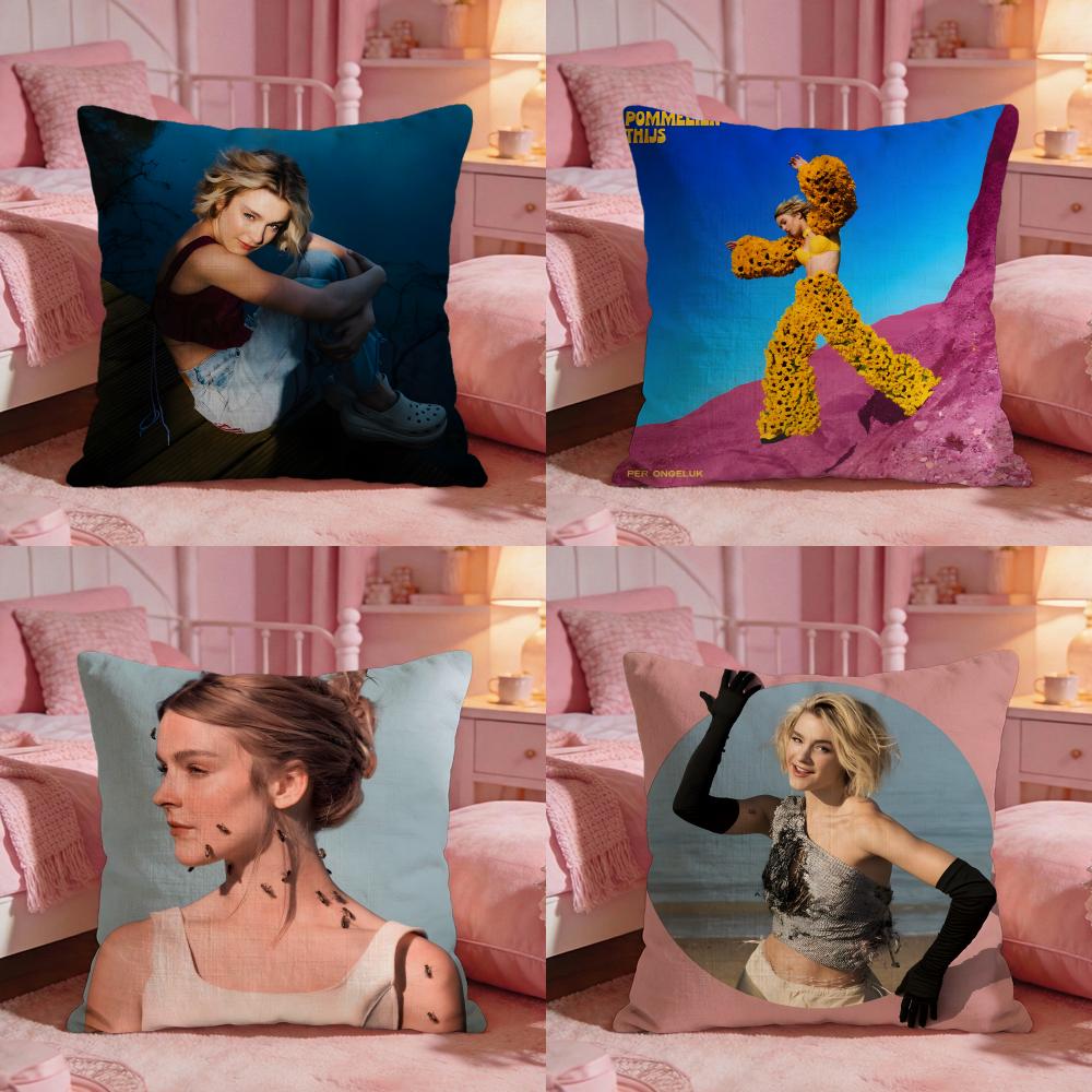 PPommelien Thijs Gedoe Cushion Cover Premium Comfort Reversible Pillow Cove Two In One Design For Any Room Car Interior