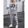 Mens Oversized Hooded Sweatshirt Set With Graphic Print Loose Fit Winter Casual Tracksuit