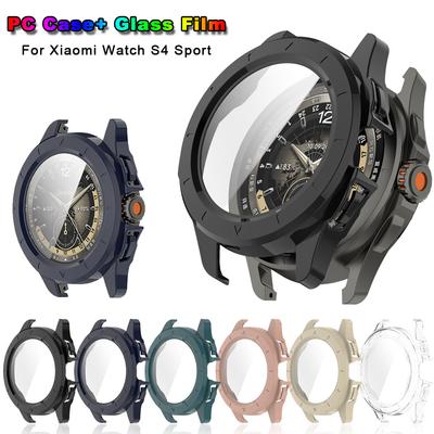 Custodia PC + Pellicola in Vetro Per Xiaomi Watch S4 Sport Smartwatch Protezione Schermo Bumper Shell Custodie Cover Xiaomi Watch S4 Sport