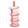 2pcs Random Color Simple Creative Zipper Bra Drying Basket 3 Layers Drying Rack Net Herb Drying Hanging Dryer Rack for Plant Hydroponics Flowers