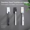 Stainless Steel Toothbrush Holder Tooth Brush Holder Wall Mount Toothbrush Holder Kids Punch-free Space Saving Bathroom YSJ005
