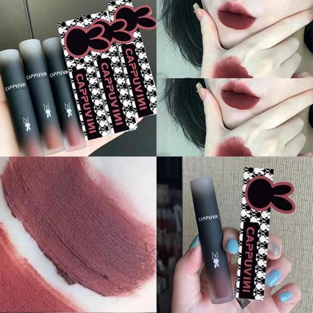 Lippenstift retro antik rotbrauner Ton Lippenstift Mousse matt Lippenmud Samt Lipgloss Antihaft Tasse Lipgloss Make-up Farbe Schönheit Kosmetik