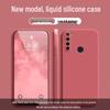 Redmi Note 8 Solid Color Liquid Silicone Anti-drop Case