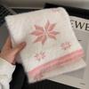 Double-Sided Plush Winter Scarf Soft Plush Knitted Neck Wrap Faux Mink Scarf  Autumn Winter Wear