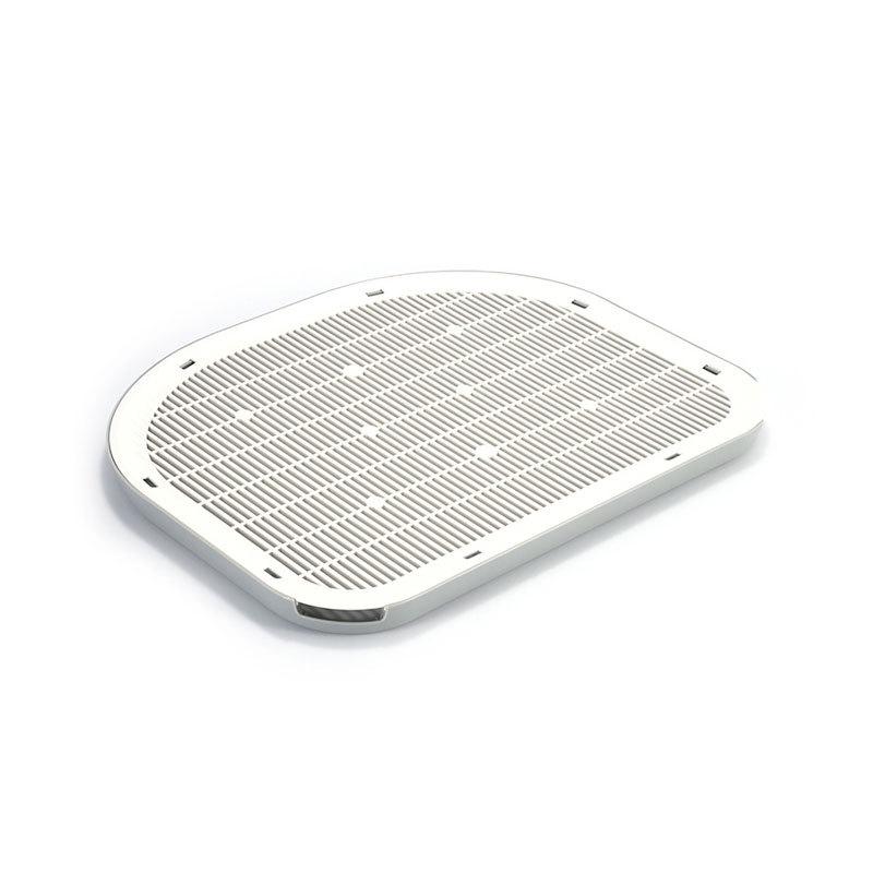 Cat Litter Mat - Double-Layer, Anti-Tracking, Non-Slip, Paw-Wiping Pad. серый
