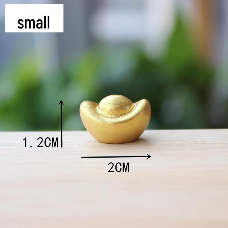 

Миниатюрная модель золотого слитка из смолы для украшения тортов на Новый год и день рождения