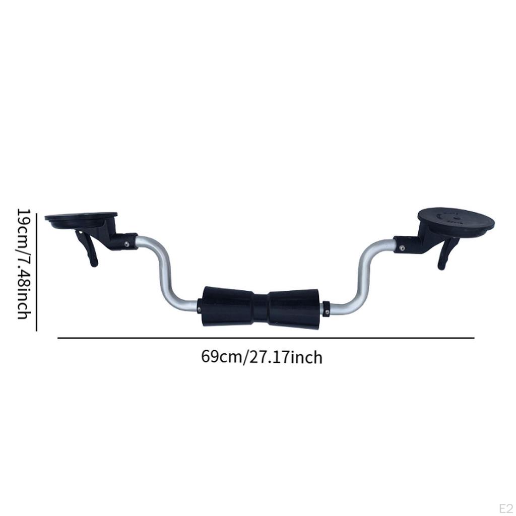 Kajak-Rollenzubehör mit Hochleistungs-Saugnäpfenhalterung, 70 kg Tragkraft, Reparaturteile