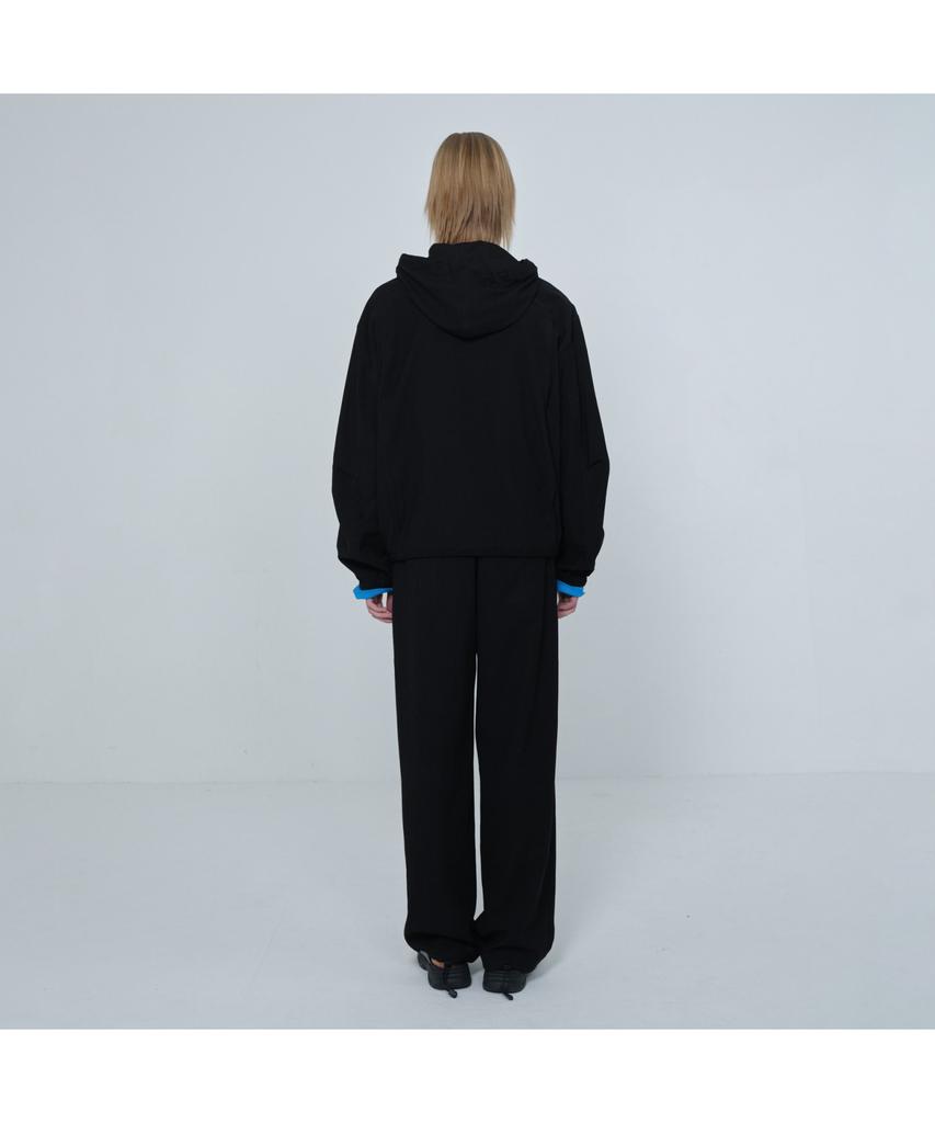 Keoseuuteommellou [Online Only] Black Crinkled Wide Fit Pants Cqpam26211Bkx