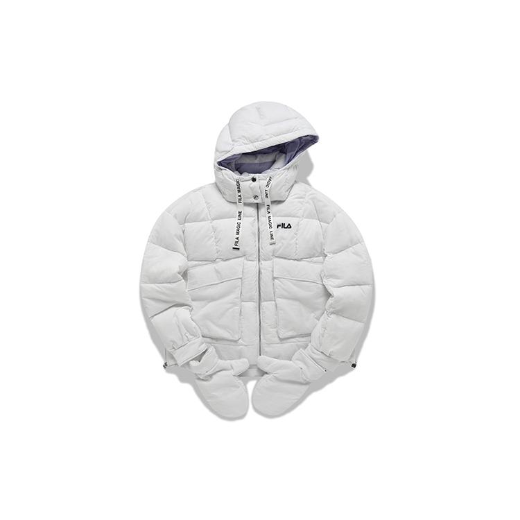 New FILA Down Jacket Women's Standard White F11W149901F-WT