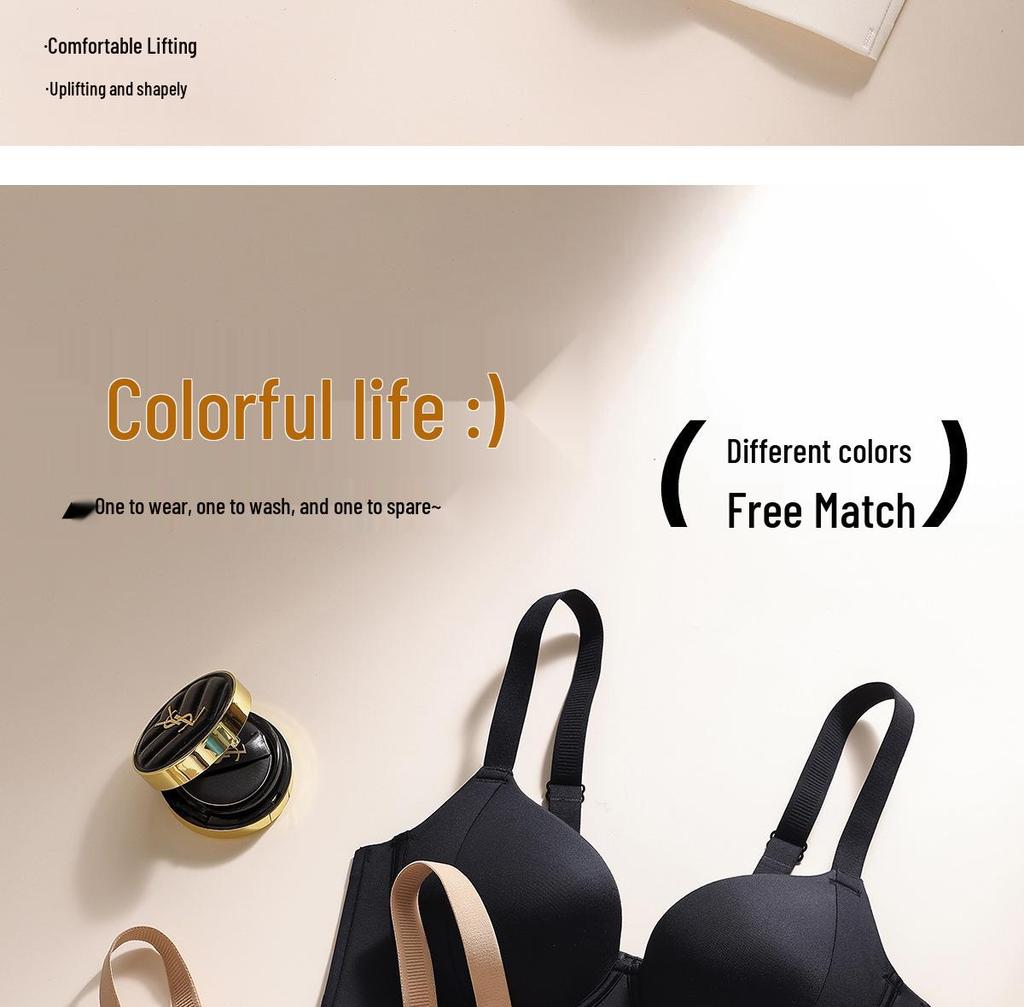Seamless Uplift Minimizing Bra: Anti-Sagging, Side Support, for Large Busts