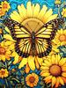 Diy Diamond Painting Mosaic Butterfly Sunflower Full Square/Round Embroidery Cross Stitch Set Animal Floral Home Decor