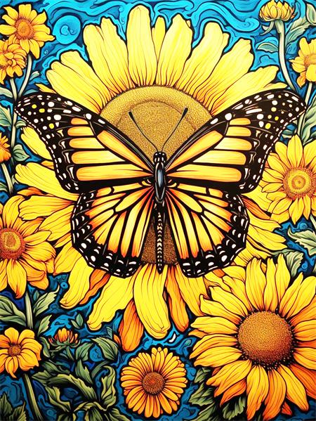 Diy Diamond Painting Mosaic Butterfly Sunflower Full Square/Round Embroidery Cross Stitch Set Animal Floral Home Decor