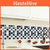 Elegant 3d Mosaic Self-adhesive Oil-proof Wall Sticker Set For Home Kitchen Decor