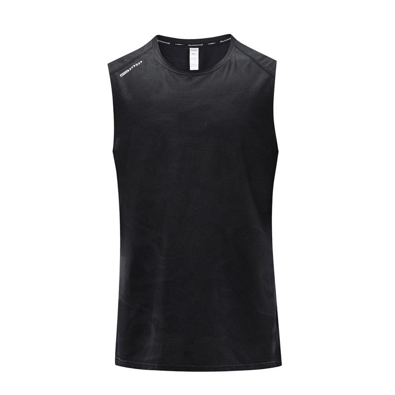 Men's Quick-Dry Sleeveless Sports Tank for Summer Training and Basketball