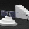 Business New Men's Metal Half Frame Presbyopia Glasses Frame Anti Blue Light Glasses Frame Reading Glasses  3879
