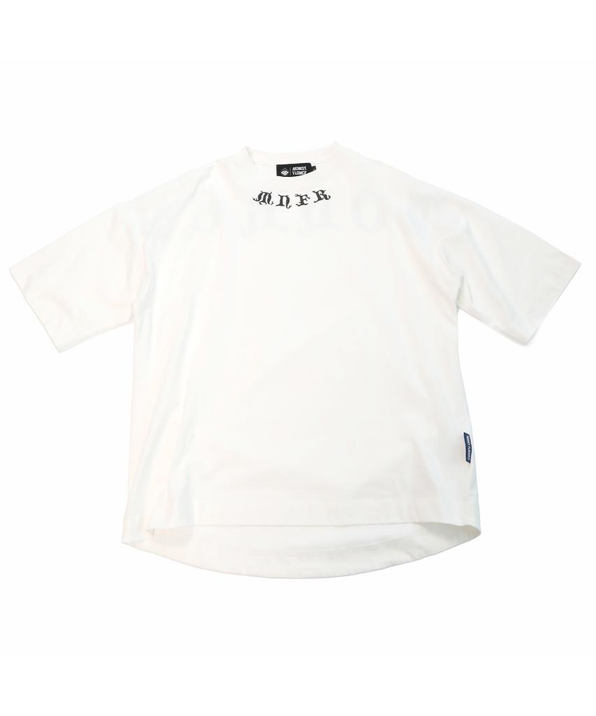 Monkey Flower Unisex Mnfr Coral Font Short Sleeve T-Shirt/Ms0Wts31U White