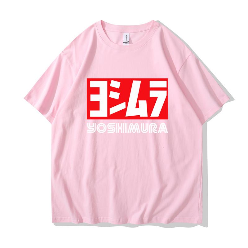 2024 Men Yoshimura Tee Shirt Classic Japanese Motorcycle Exhaust T-shirt Fashion Funny T-shirt Men Cotton Brand Teeshirt
