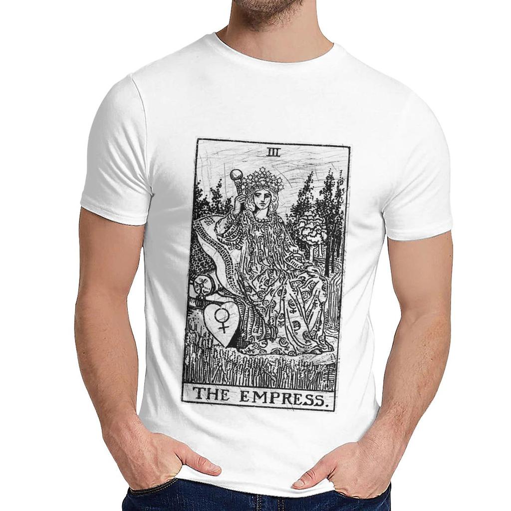 The Empress Tarot Card T Shirt Major Arcana Fortune Telling Occult T Shirt Casual O Neck