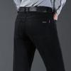 Herren Herbst Straight Jeans Business Casual Stretch Klassische Denim Hose Passform Bequeme Denim Hose