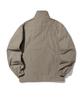 Slit Studio Lettering Windbreaker Jacket Brown