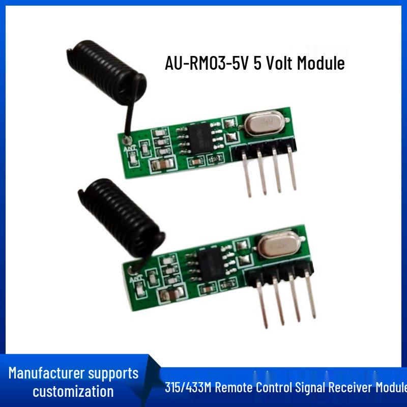 433 MHz Low Power No-Decoding Receiver Module for Low-Frequency Signal Transmission