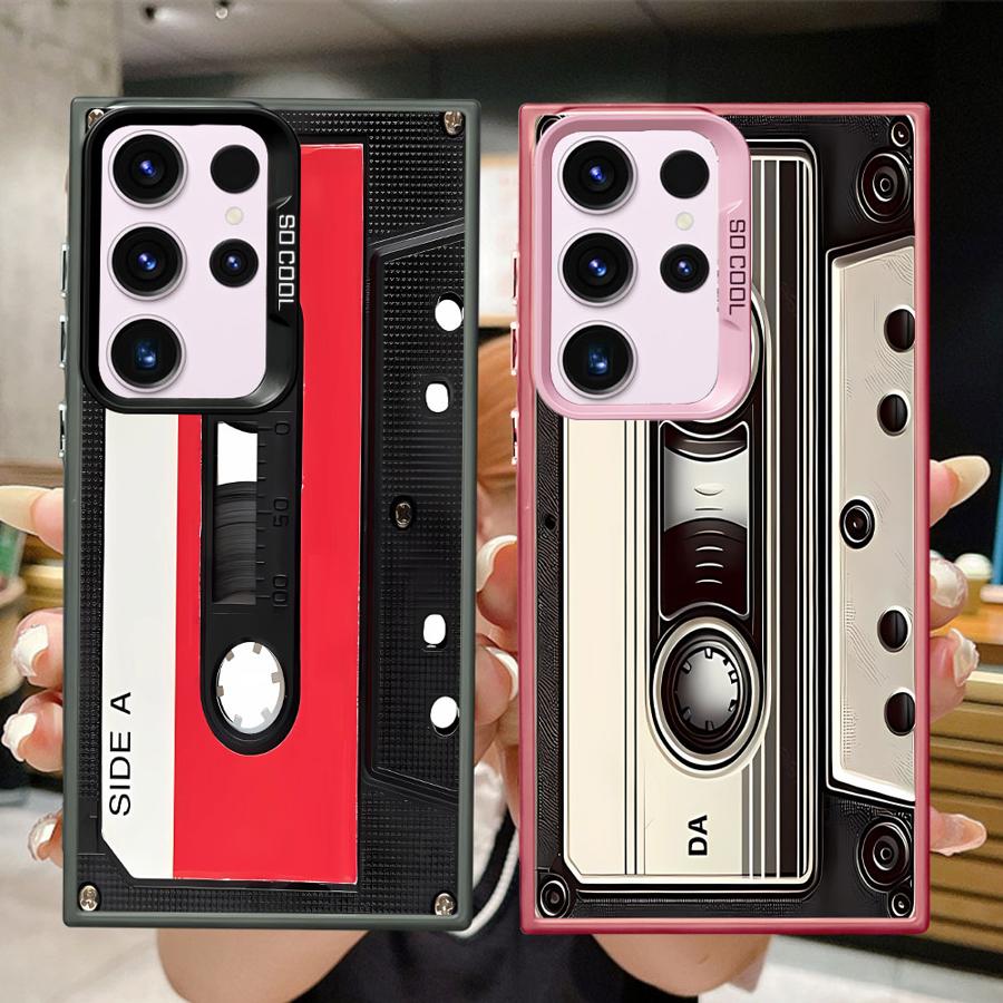 Retro Creative Pattern Phone Cover Case for Samsung Galaxy S26 S21 S22 Ultra S23 S25 S20 FE S24 FE Note 20 Ultra S25Edge