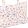 Fashion Canvas Printed Tote Bag Large Capacity Sweet Shoulder Bag with Lace Bow Storage Handbags