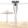 Beach Umbrella Sand Anchor Heavy Duty Metal Umbrella Stand Portable Umbrella Anchor Base for Outdoor Yard Garden