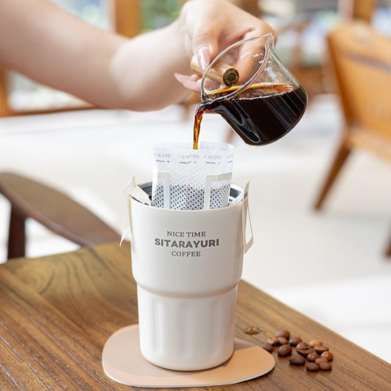 360ml/600ml Coffee Cup with Straw Double Drink Tumbler Insulated Mugs  Stainless Steel Thermal Carafe Sublimation Water Bottle  buy the best  products in the Ayzeze online store