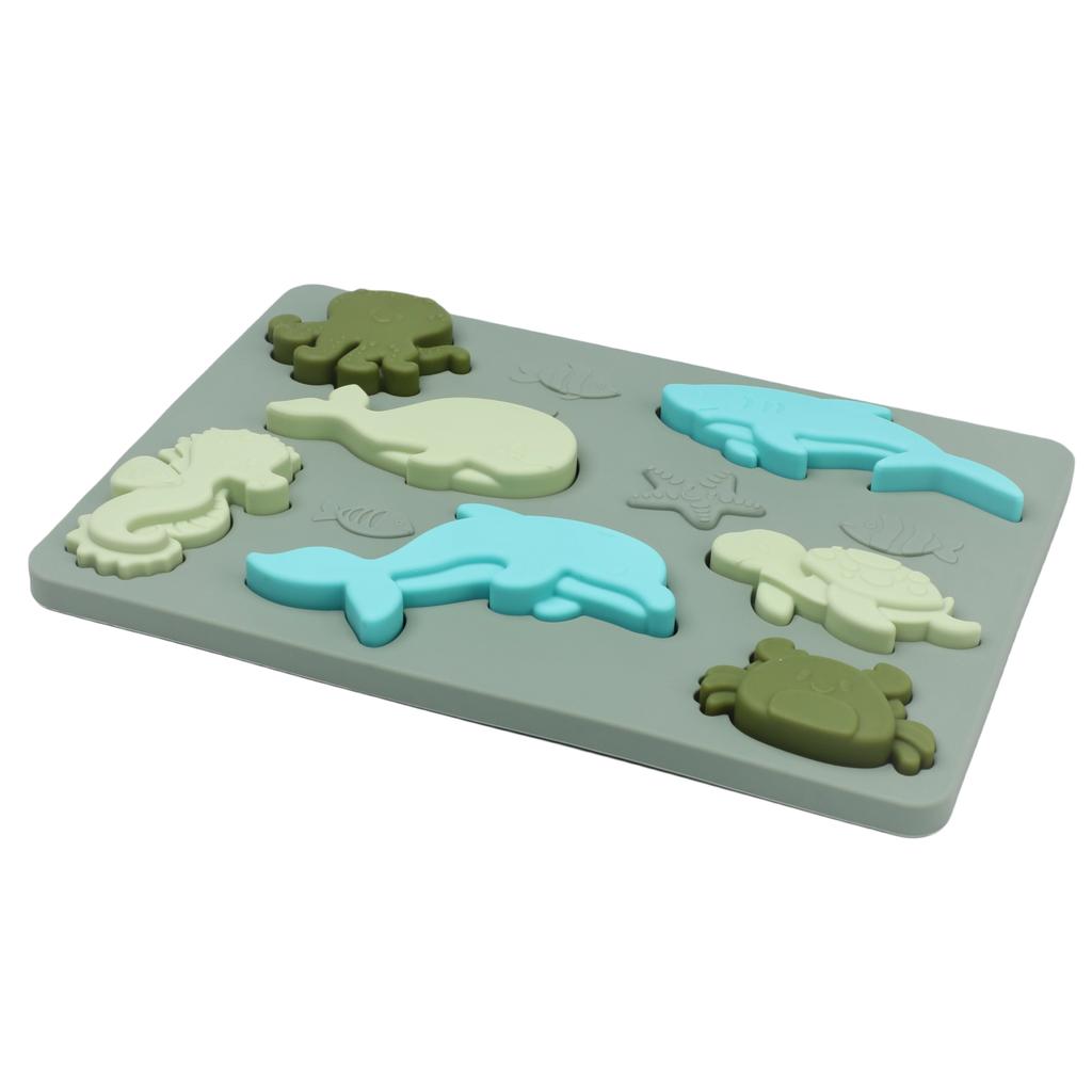 Silicone Educational Abc Puzzle Upper Case and Lower Case Letters for Gifts Child Birthday Guest Boys Girls Children Preschooler