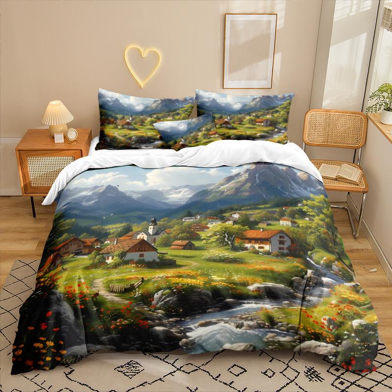 

Посмотреть Серия 3D Цифровая печать Комплект постельного белья из трех предметов Простыня Пододеяльник 90 * 200 two-piece set