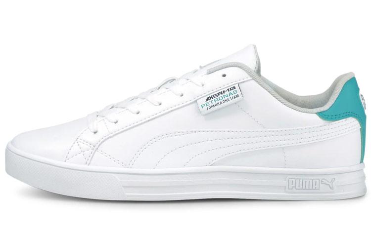 PUMA Mercedes AMG Petronas F1 X Smash Vulc V3 Low White Spectra Green 306847-01 39