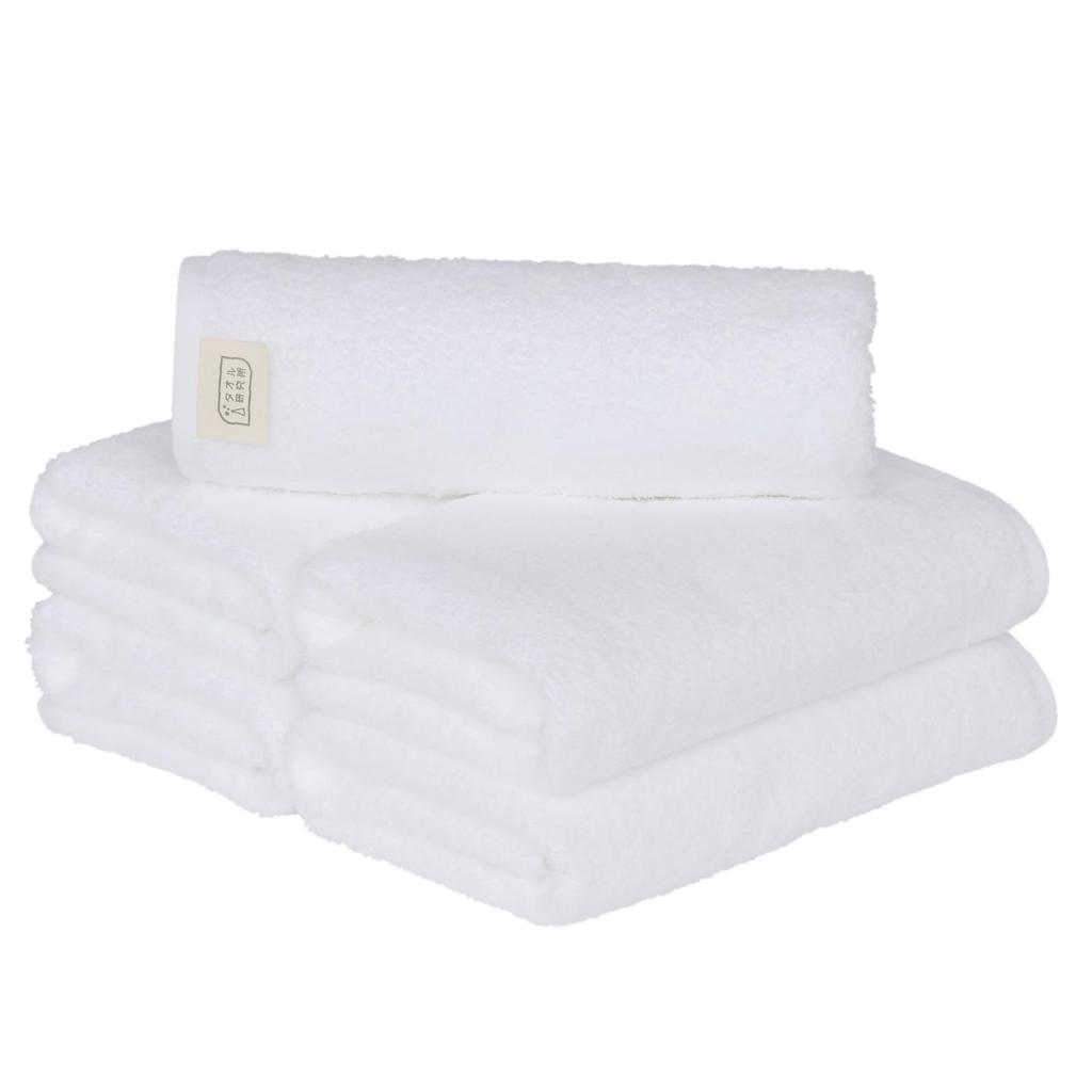 Towel Laboratory Reason for Mini Bath White and Lily Set of Easy to JapanTechnology [The Lightness] #006 Towels, Green, 5, Quick-Drying, Thin, Wring,