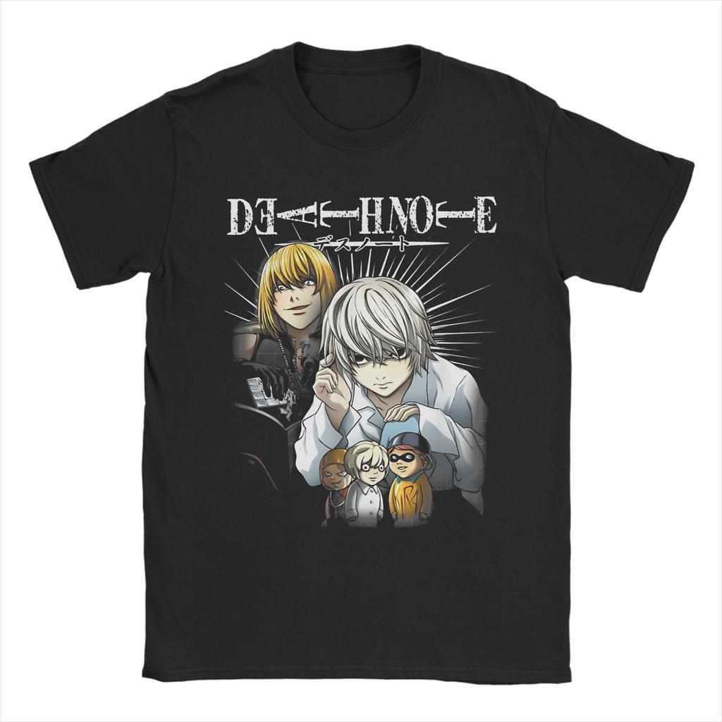 Death Misa Amane Note Punk Zine Collage Anime Apparel Unisex T Shirts Pure Cotton Tee New Arrival  T-shirt Clothing