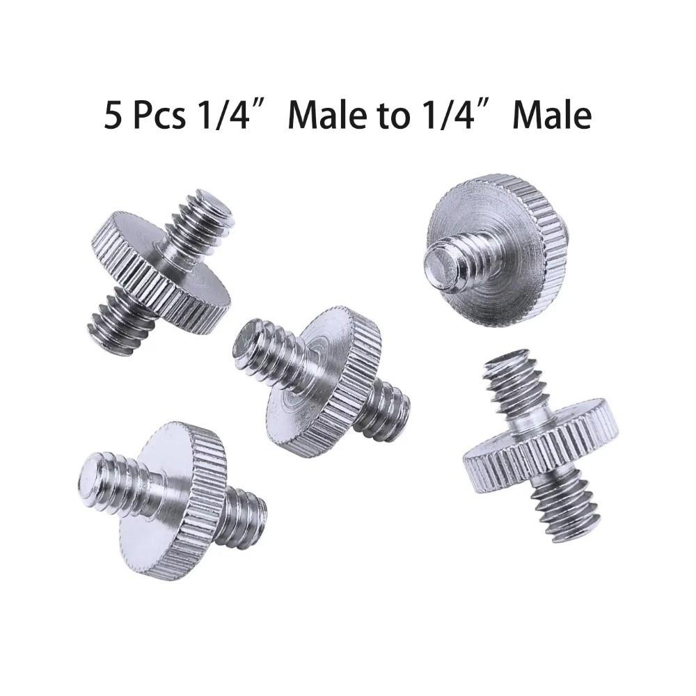 1/4 Inch Camera Screw Nut Set Male To Female Screw Convert Adapter Mount Screw Kit Camera Tripod