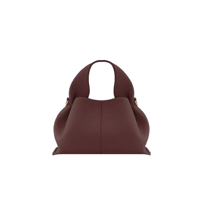 Sac Bandoulière en Cuir Véritable pour Femme Boling'en Cloud Dumpling